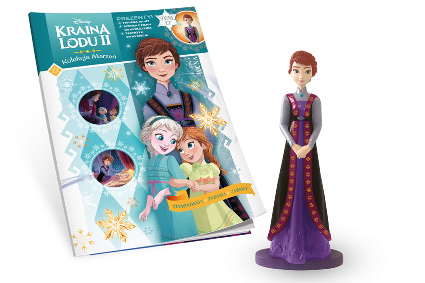 Frozen 2 magazine from Poland with figures