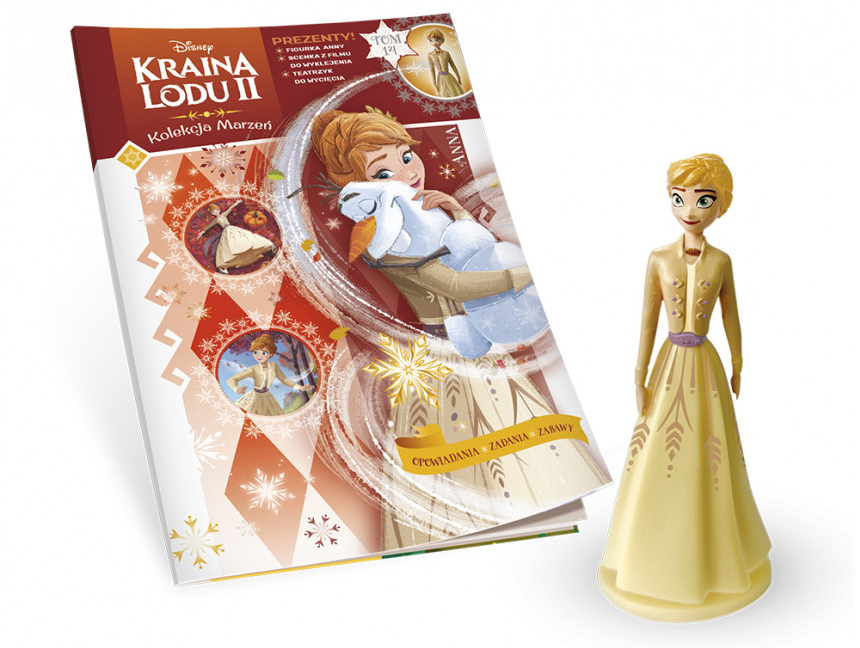 Frozen 2 magazine from Poland with figures