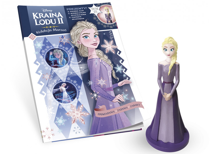 Frozen 2 magazine from Poland with figures