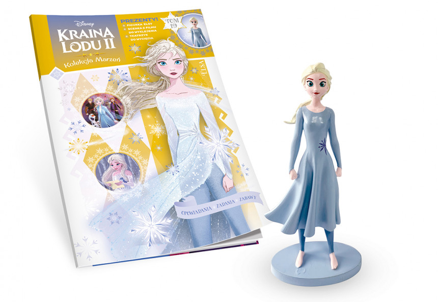 Frozen 2 magazine from Poland with figures