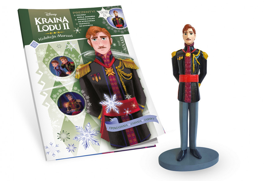 Frozen 2 magazine from Poland with figures