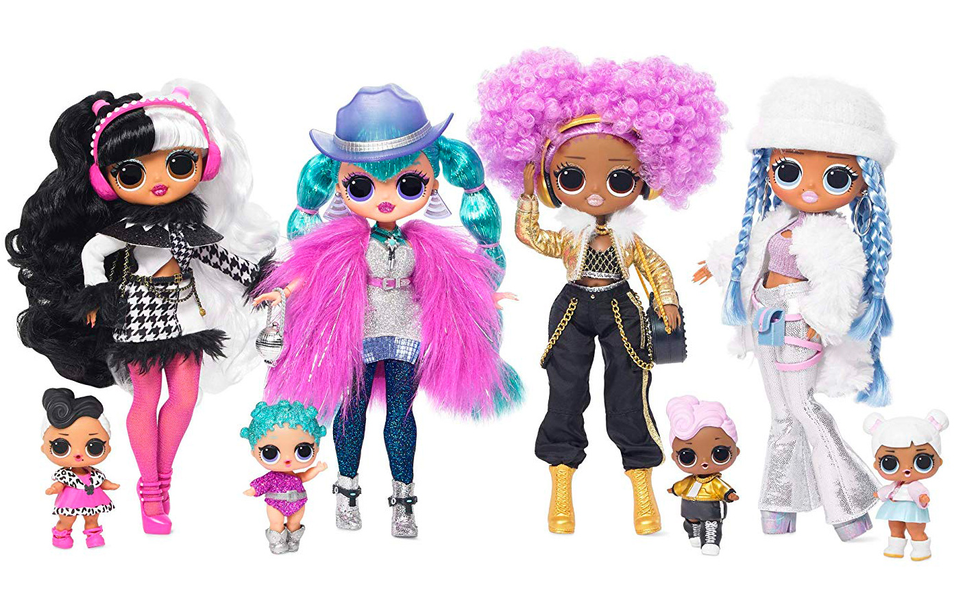 LOL OMG Winter Disco 4 pack doll set - YouLoveIt.com