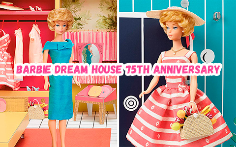 Barbie Dream House 75th anniversary re-release of 1962 with doll