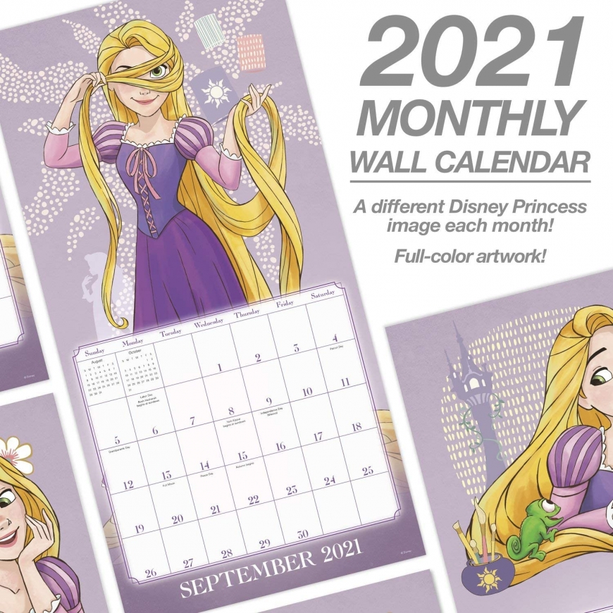 Disney Princess 2021 calendar