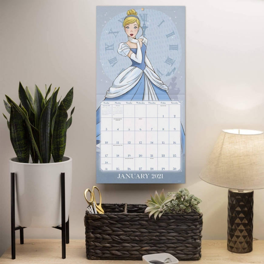 Disney Princess 2021 calendar