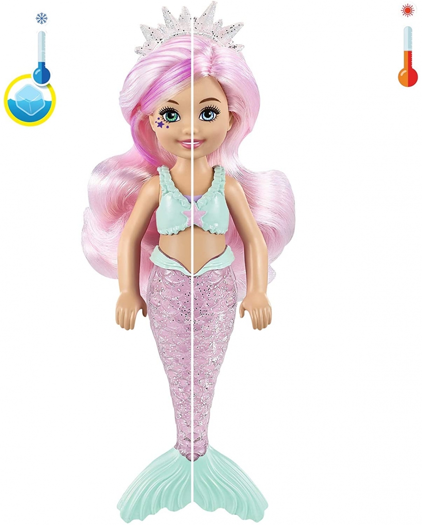 Barbie Color Reveal Mermaid Chelsea dolls