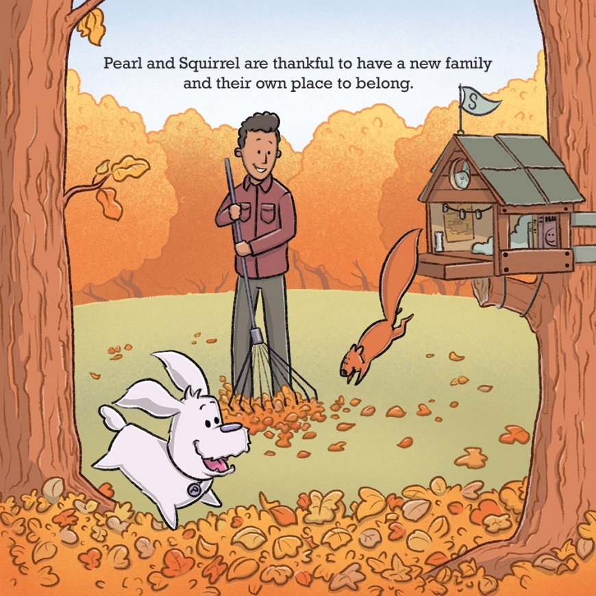 Pearl and Squirrel Give Thanks - adorable picture book perfect for Thanksgiving