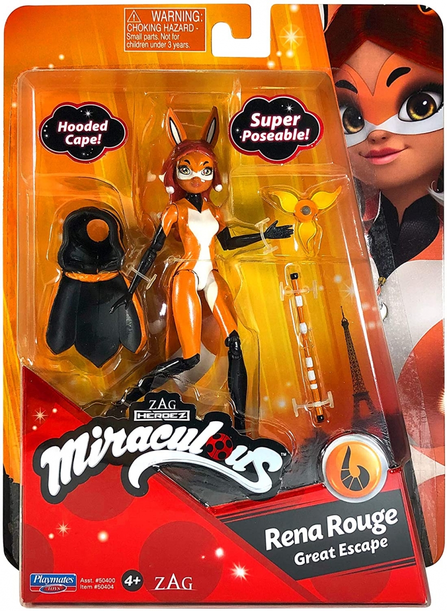 Playmates Miraculous Rena Rouge articulated figure
