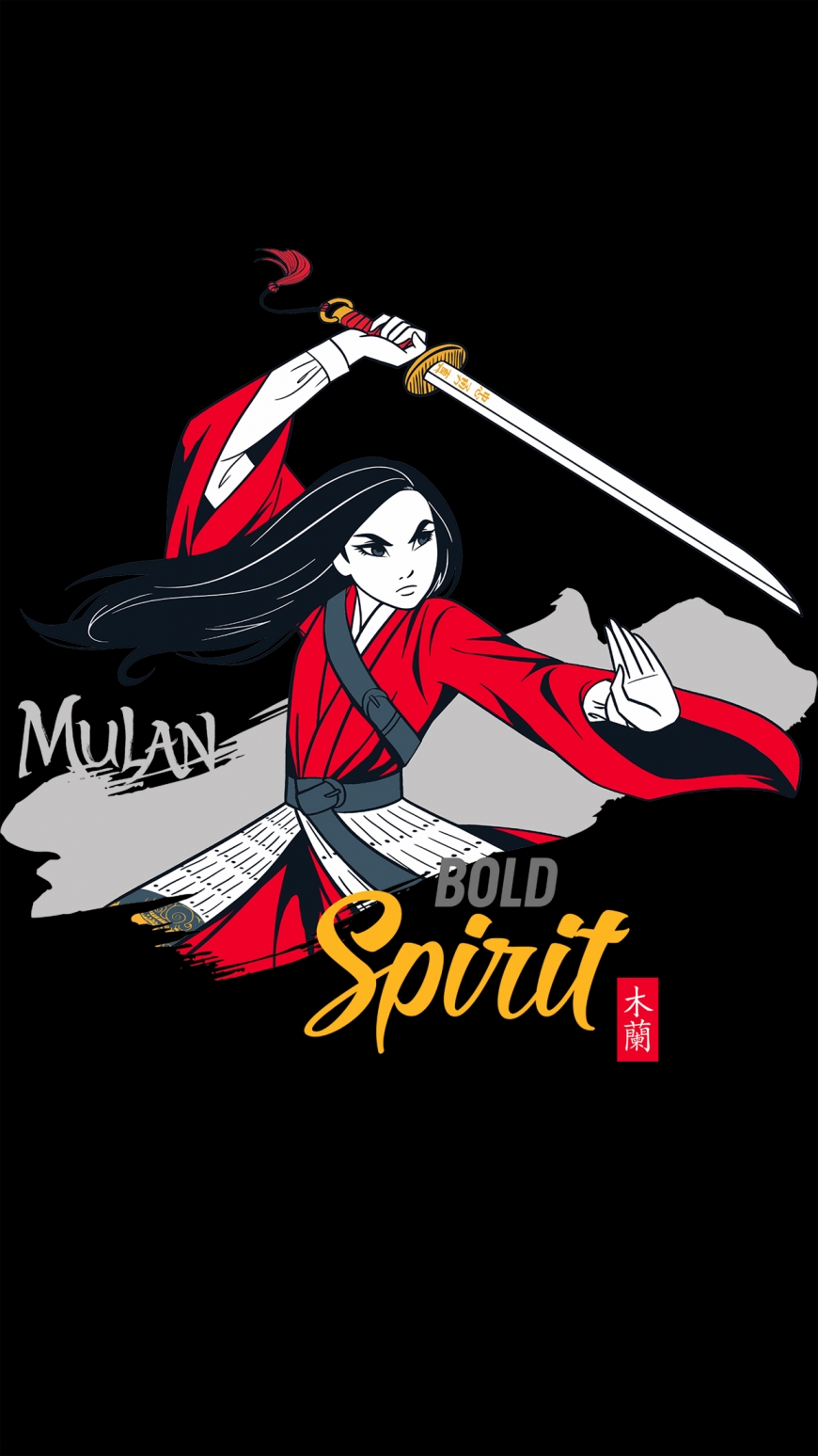 Mulan movie 2020 phone wallpaper anime style