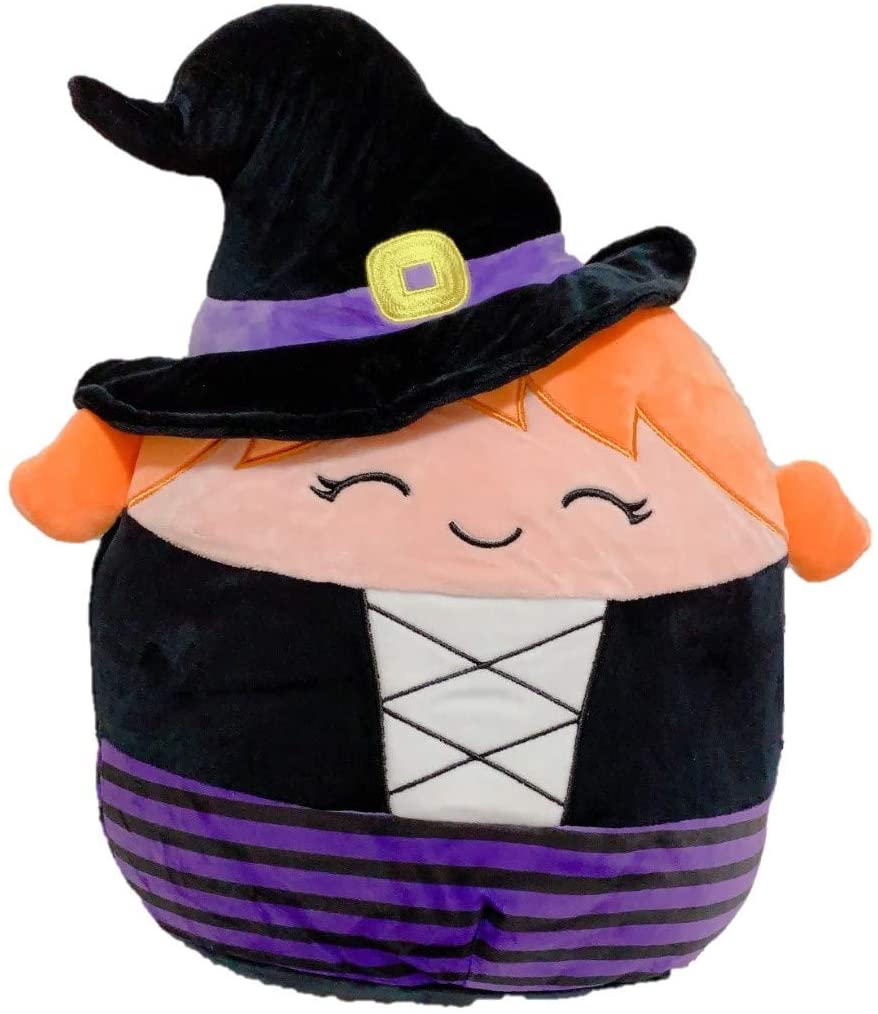 Kellytoy Halloween Squad Squishmallows 16" Madeleine the Witch Plush Doll Toy