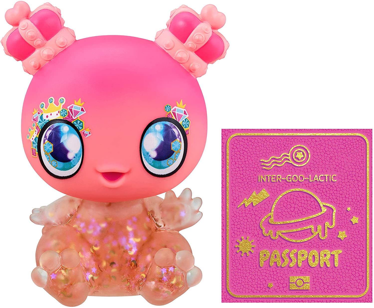 Pink Blink Goo Goo Galaxy Light Up Slime Doll Figure & Passport Pack 