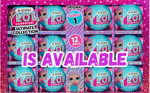 LOL Surprise Ultimate Collection Merbaby – 12 Re-Released Dolls Series 1 is available now