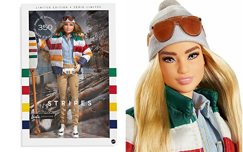 Hudson's Bay Barbie 2020 limited edition doll - Stripes HBC