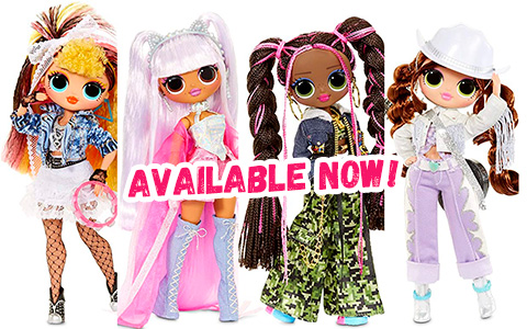 LOL OMG Remix dolls – Kitty K, Lonestar, Pop B.B., Honeylicious