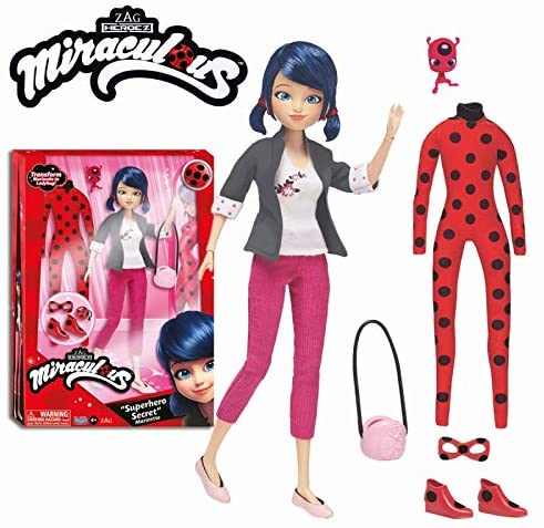 New Miraculous Ladybug dolls from Playmates. Ladybug, Cat Noir, Rena Rouge, Queen Bee and more