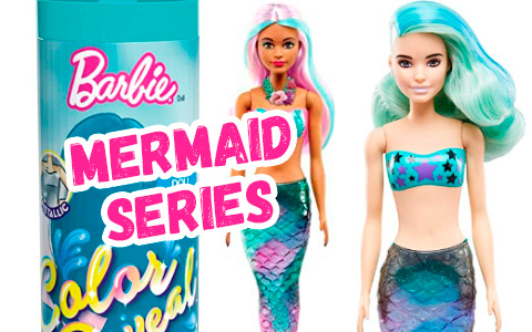 Barbie Color Reveal Mermaid Series: Barbie, Chelsea and Mer-Pets coming in September