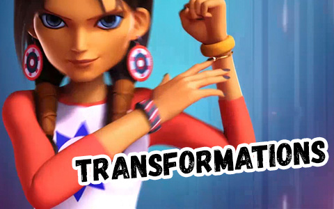 Miraculous Jess: Sparrow and Eagle transformation. New character from Miraculous World: New York