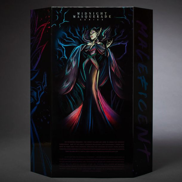 Disney Villains Designer Midnight Masquerade Maleficent doll box