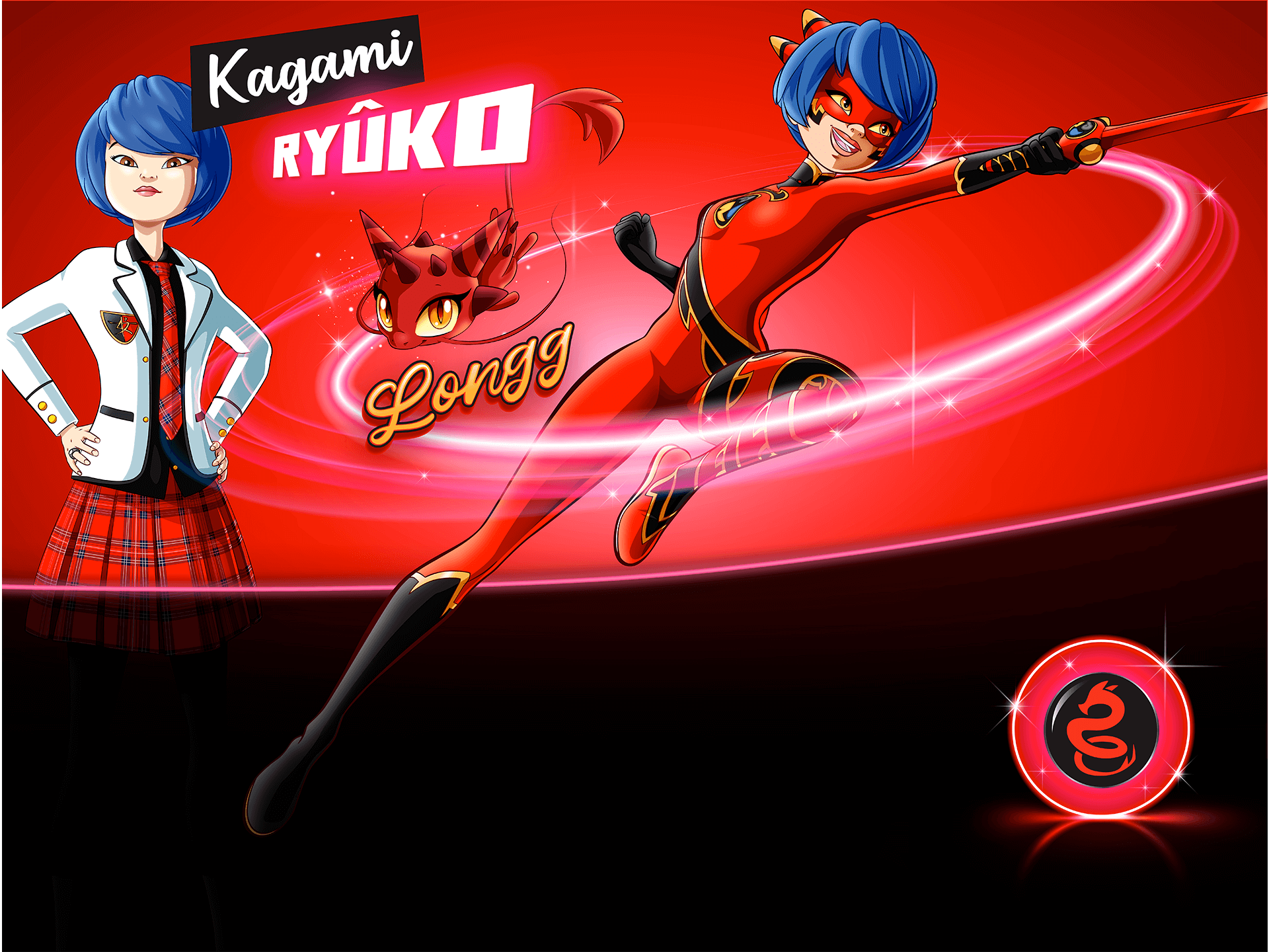 Miraculous Ladybug new wallpapers with super heroes and kwamis.