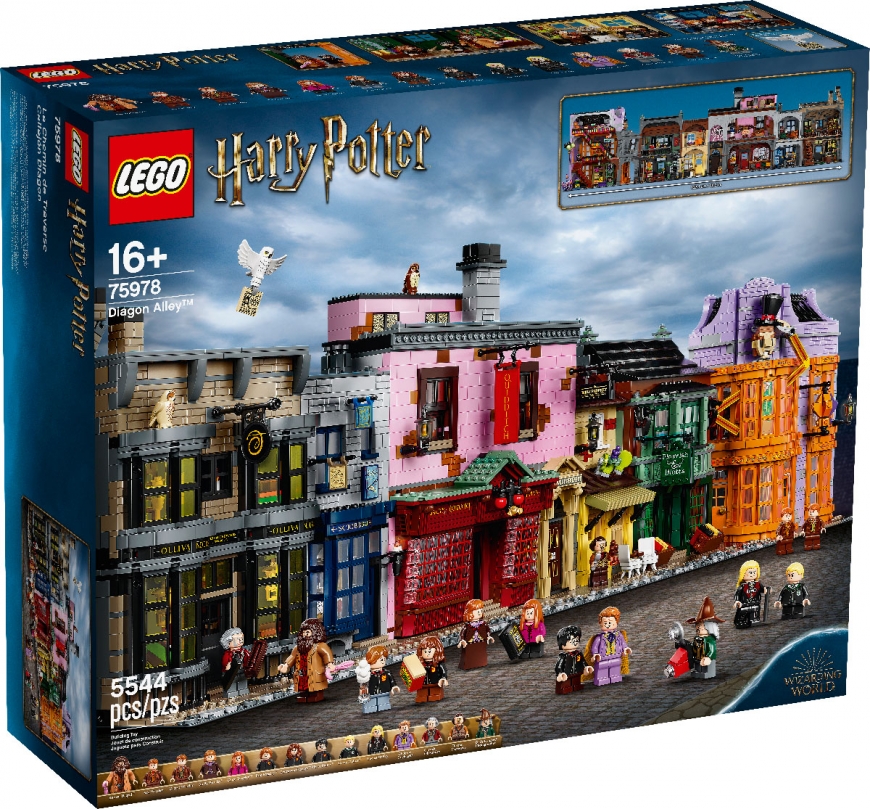 Huge LEGO Harry Potter Diagon Alley 75978 set 2020