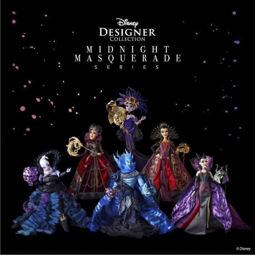 Disney Designer Villains Midnight Masquerade Collection dolls