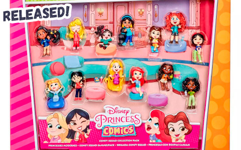 Disney Princess Comics Minis Comfy Squad Collection Pack with 12 dolls