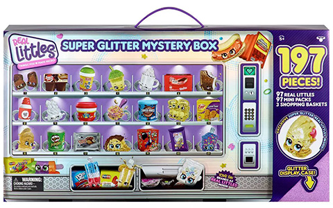 Shopkins Real Littles Super Glitter Mystery Box with 197 Pieces