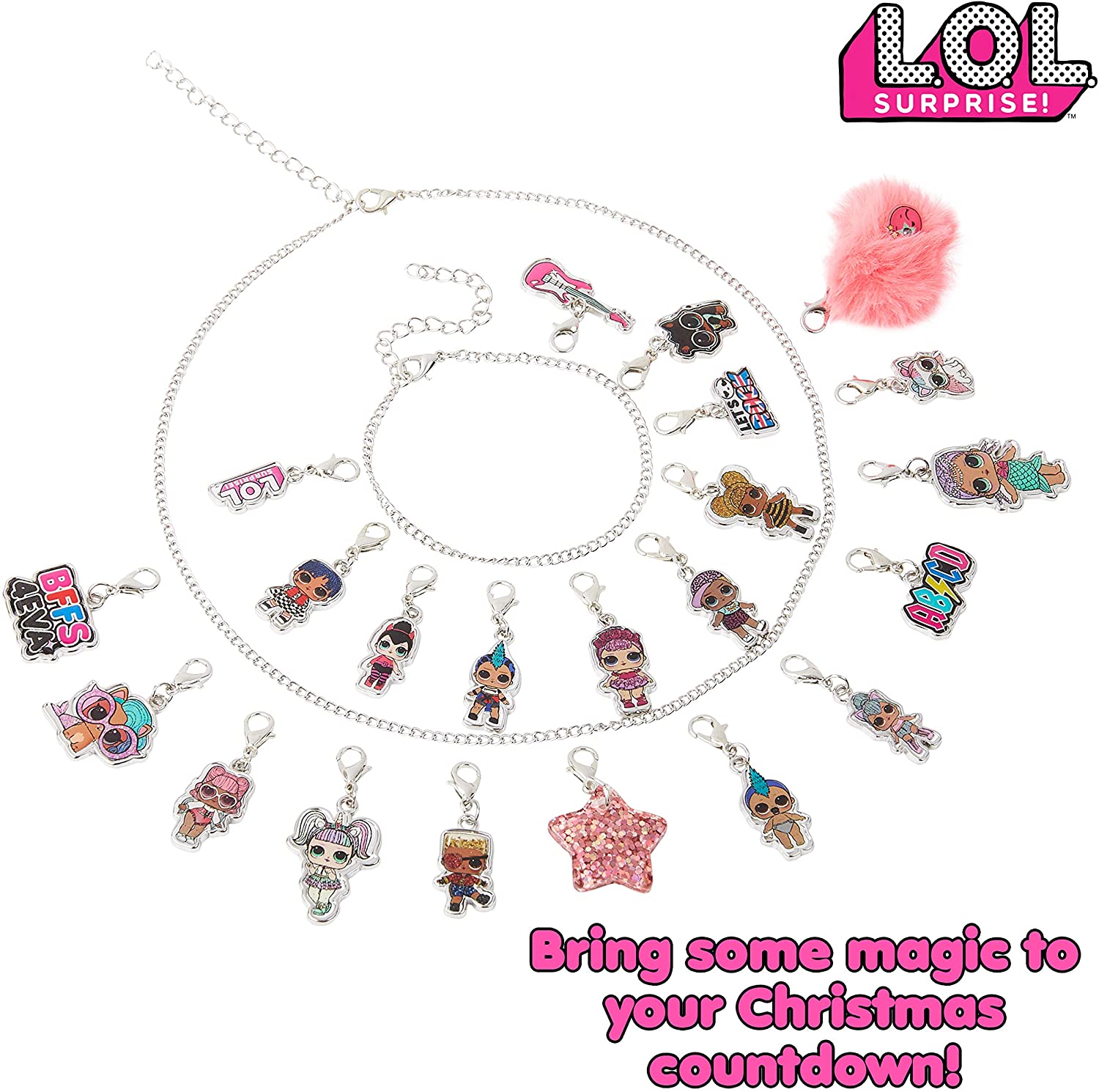 L.O.L Surprise Christmas Advent Calendar - Hair & Jewellery Gifts for Girls