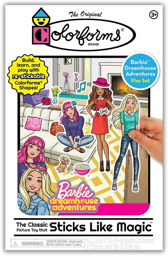 Colorforms Playset Barbie stickers
