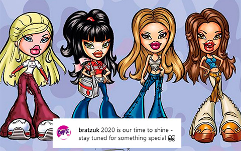 One more teaser of Bratz dolls coming back in 2020