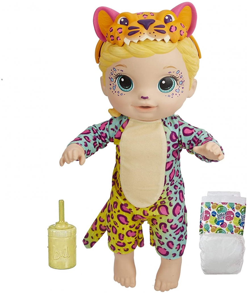 Baby Alive Rainbow Wildcats Doll Leopard