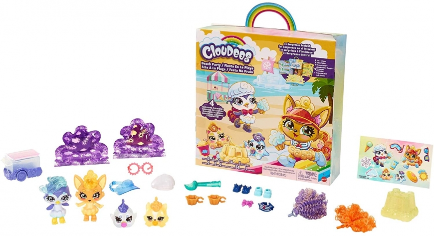 Mattel Cloudees Beach Party set