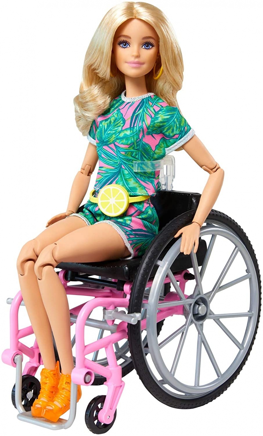 Blonde Barbie Wheelchair Doll 2021