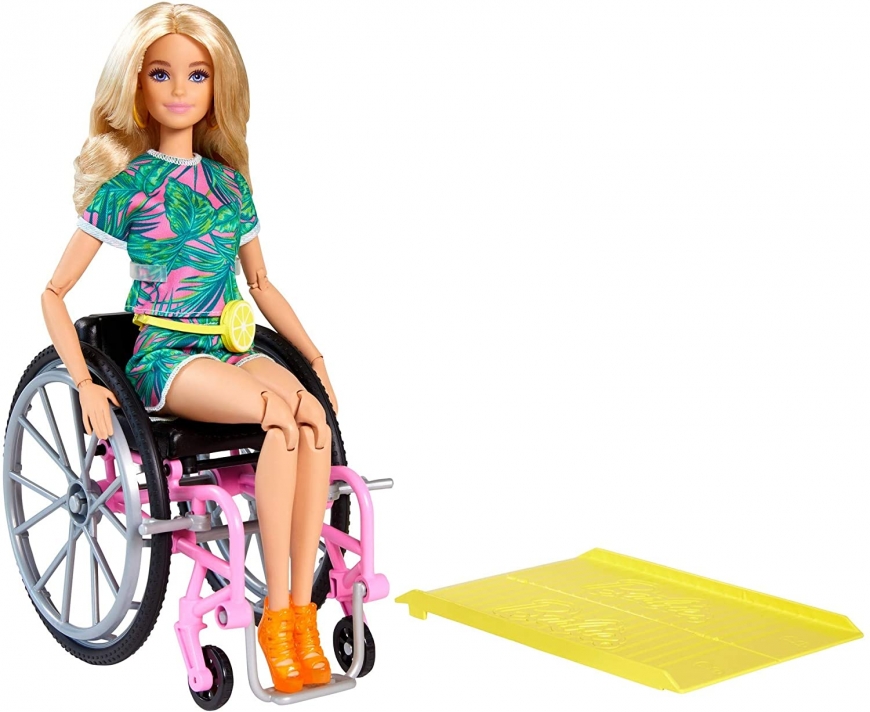 Blonde Barbie Wheelchair Doll 2021