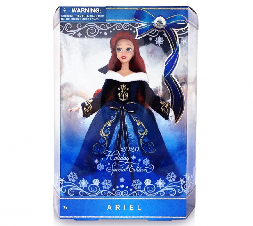 Disney Store Ariel 2020 Holiday Special edition doll