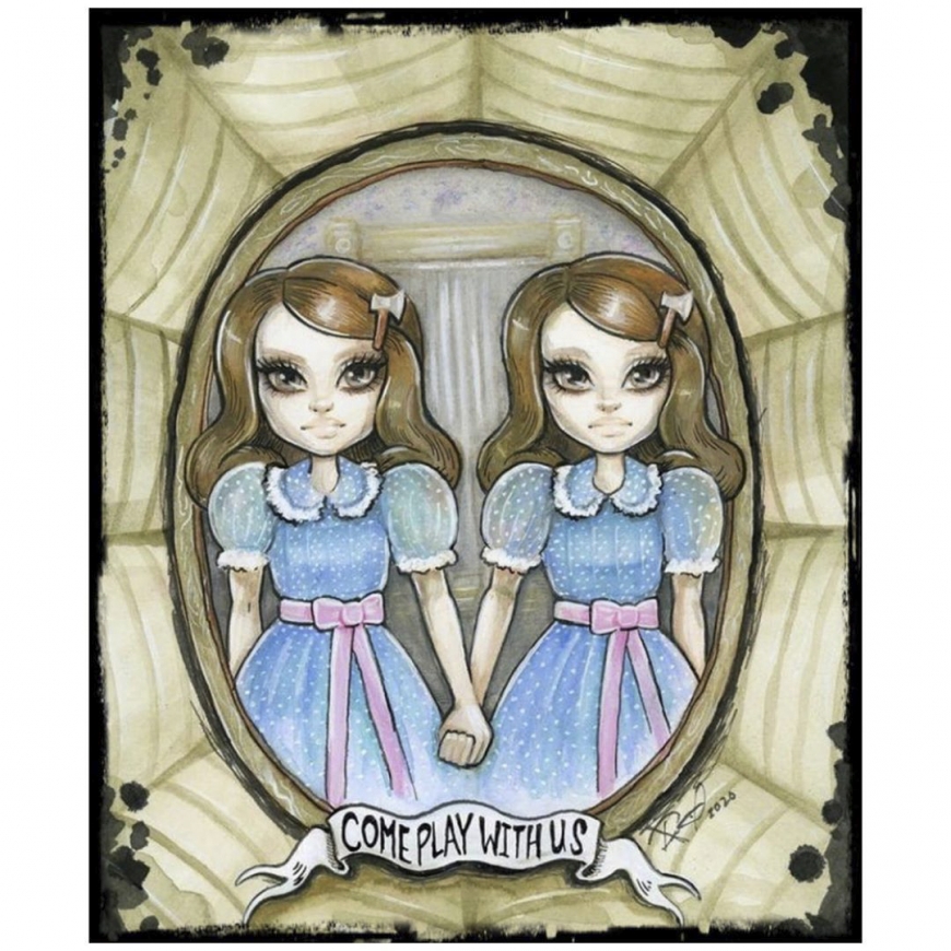 The Monster High Pennywise and Grady Twins dolls box art