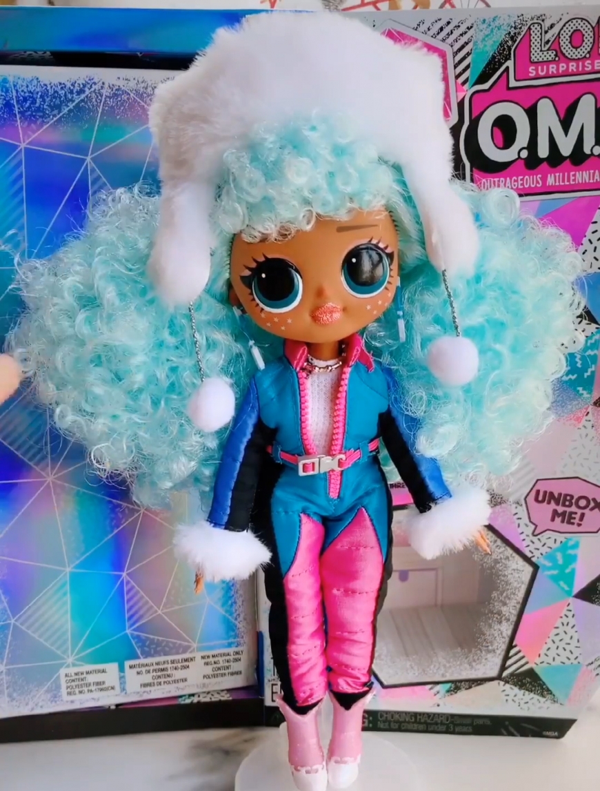 LOL OMG Winter Chill dolls - Big Wig, Icy Gurl, Missy Meow, Camp Cutie