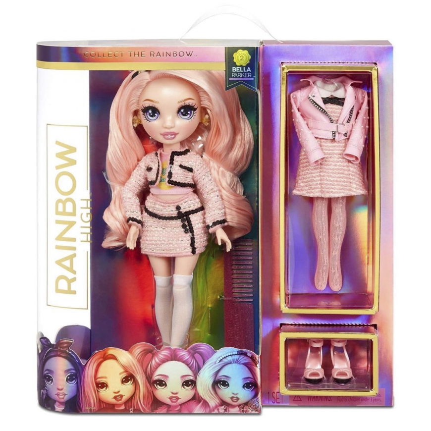 Rainbow High series 2 Bella Parker doll pink