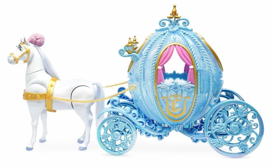 New Disney Store Cinderella Classic Doll Deluxe Gift Set with carriage