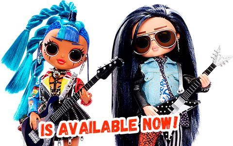 First LOL OMG Boy in LOL Surprise OMG 2-Pack Punk Grrrl and Rocker Boi