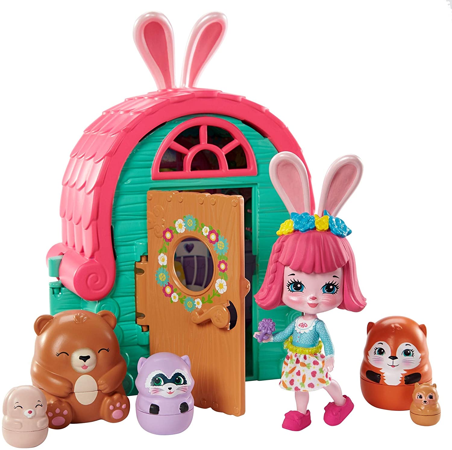 Enchantimals Bree Bunny Cabin and Peeki Parrot Tree Hut YouLoveIt