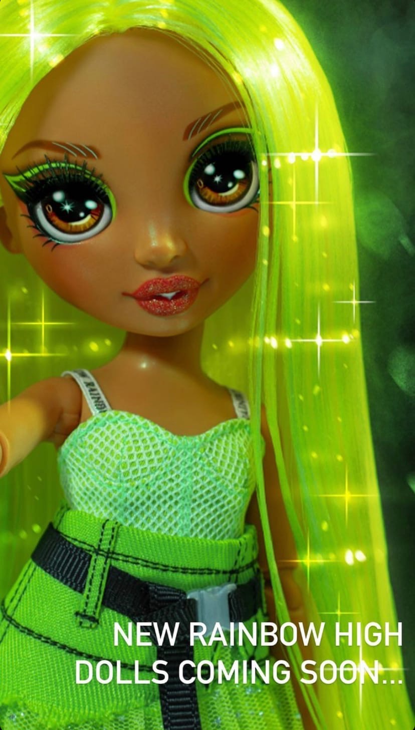 Neon Green Rainbow High KARMA NICHOLS Girl Doll SERIES 2 HOT NEW RELEASE! 
