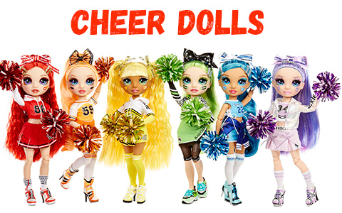Rainbow High Cheer dolls – new Rainbow High Cheerleader Squad 2021 doll collection
