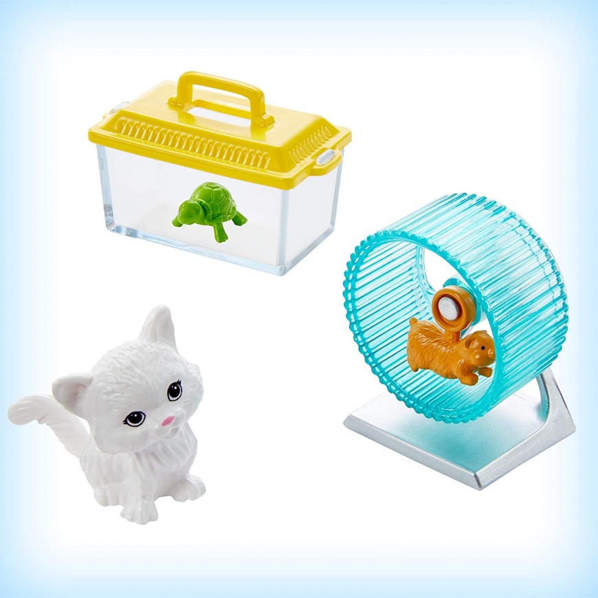 Barbie Pet Boutique Playset with 4 Pets