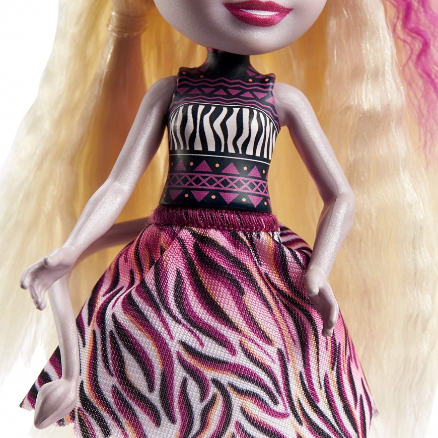 Enchantimals Zadie Zebra doll with pet named Ref