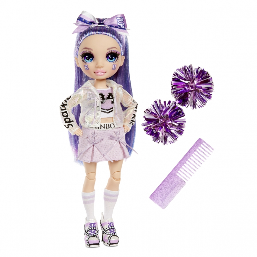 Rainbow High Cheer Violet Willow doll