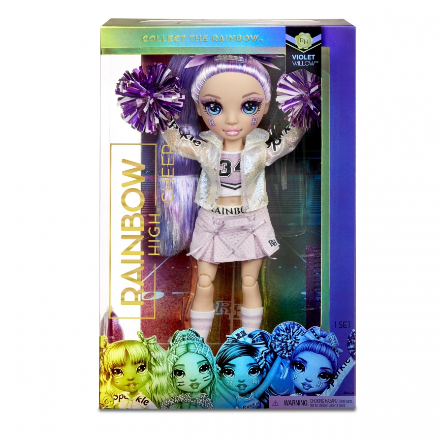 Rainbow High Cheer Violet Willow doll