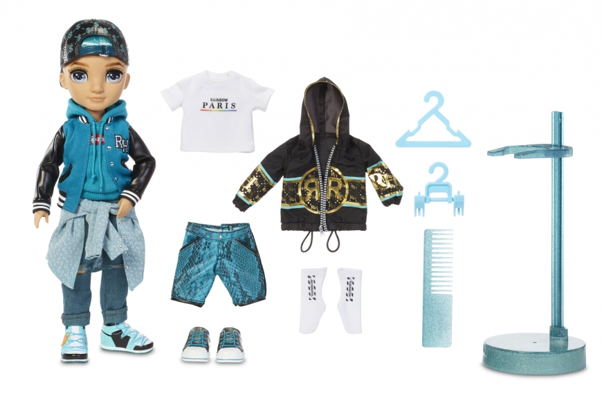 Rainbow High Teal Kendall River (Boy) doll