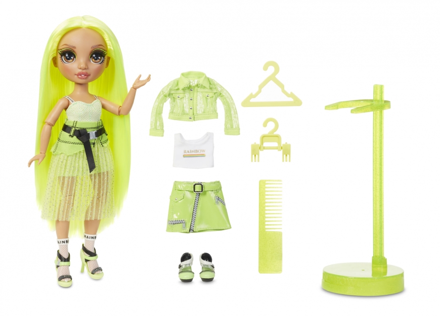 Rainbow High Neon Karma Nichols doll