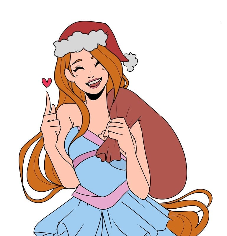 Winx Club christmas art profile pictures